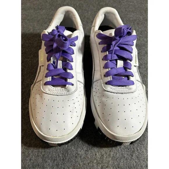 Puma Women’s Cali Bold 370811-01 White Casual Shoes Sneakers Size M9 (men’s 7.5) - Picture 4 of 13